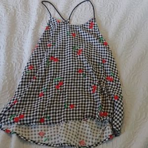 No Boundaries Cherry Tank Top